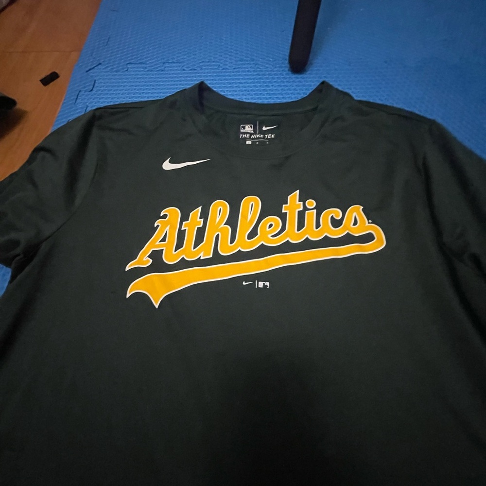 Nike Black Tee with White Logo
